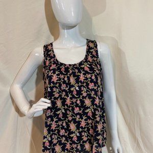 Ann Taylor LOFT Garden Ruffle Scoop Neck